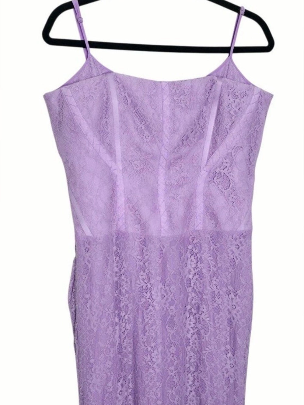 HOUSE OF CB 'Antonina' Orchid Lace Corset Maxi Dress/ Small US2-4 $299 - Picture 9 of 15